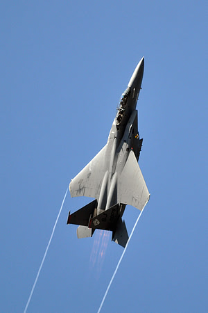Soaring F-15E Strike Eagle